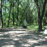 Памятник шахтеру в парке шахты имени Абакумова (Донецк)